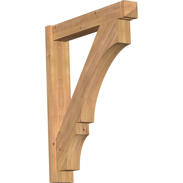 Ekena Millwork Balboa Arts & Crafts Smooth Outlooker, Western Red Cedar, 5 1/2"W x 30"D x 36"H OUT06X30X36BOA03SWR - main